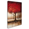 Trademark Fine Art Rio 'Parade of Red Trees' 2 Panel Art 2, 16x24 MA0301B-C1624GG